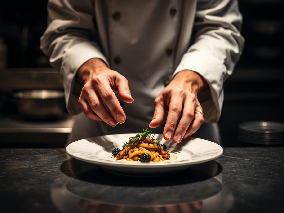 Chef plating